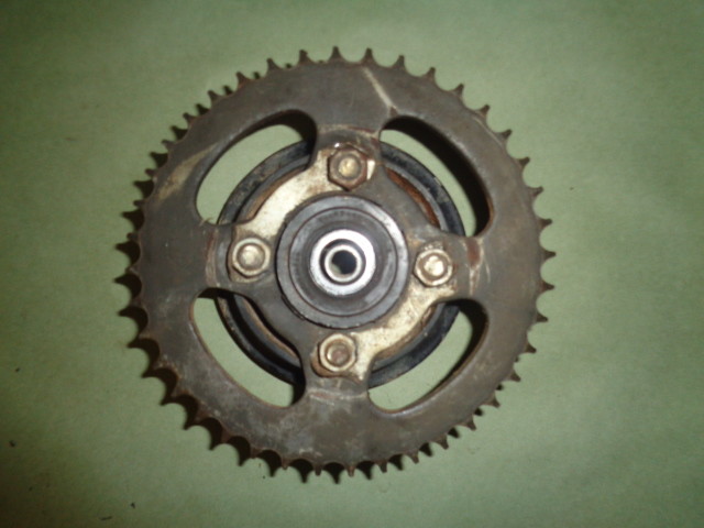 tk0492 さま 1992 Kawasaki KE100 OEM Rear Sprocket Hub Assembly | eBay