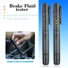 Brake Fluid Tester Pen 5 LED Auto Oil Moisture Diagnostic Tool For DOT3 DOT4 USA