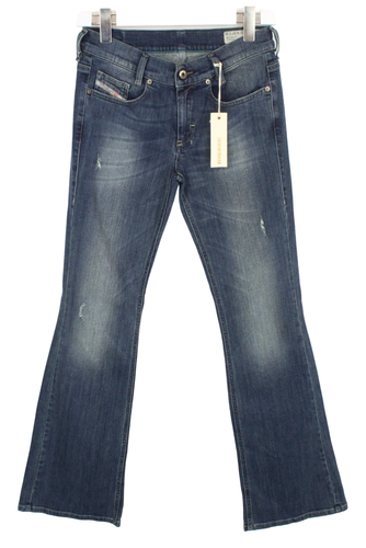 Jean Blanc à Fleurs Superdry Slim - Taille Basse, W27 L30, Taille 36, Occasion Très Bon état