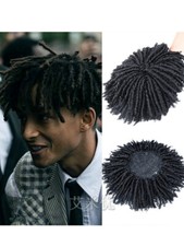 Dirty braid hair piece black hot wig American short style wig