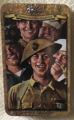 NEW 1765 Norman Rockwell 500 Piece "Are We Downhearted?" Jigsaw Puzzle ...