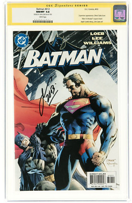 DC Comics Batman #612 CGC 9.8 Signed SS Jeph Loeb Superman Hush Key Issue Rare