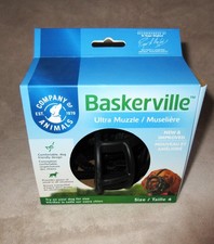Baskerville Ultra Muzzle Sz 4 3.5" x 12.5" Medium Dogs Husky,etc New In Open Box