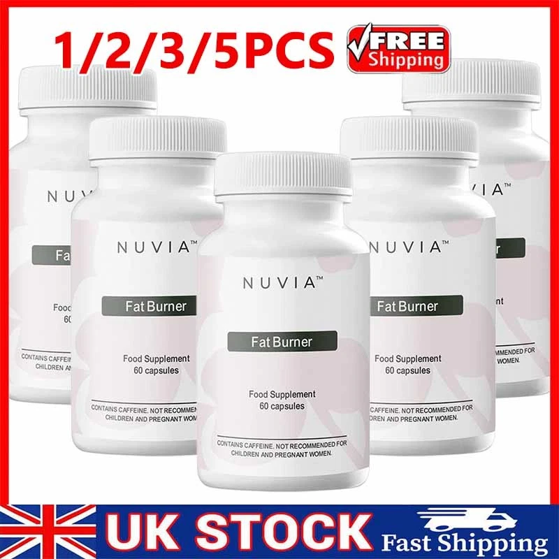 1-5PACK | Nuvia Fat Burner Weight Management , 60 capsules | Fast ship