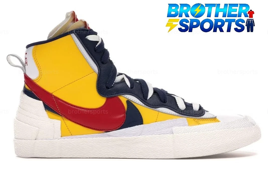 Nike sacai x Blazer Mid Maize Navy for Sale | Authenticity  display picture 3
