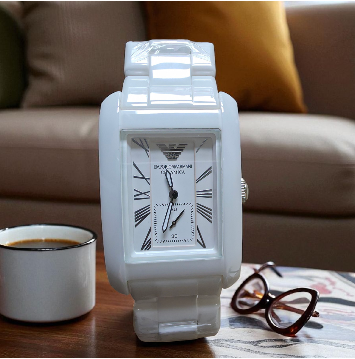 ⭐Emporio Armani® AR1408 Ceramica Men's⭐ RRP £399 | eBay