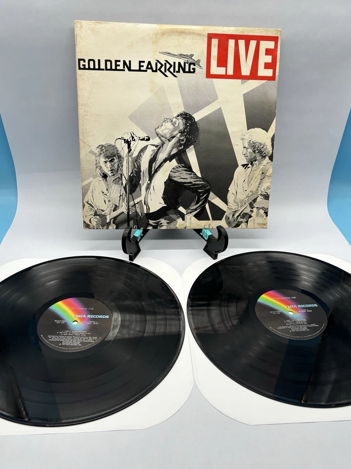 Golden Earing Live Vintage Vinyl LP 1977 MCA Record MCA2-8009 - Image 3 of 4