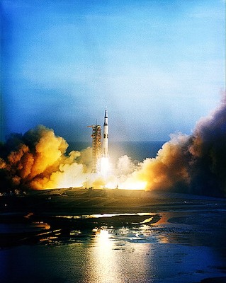 SPACECRAFT LAUNCH SEQUENCE NASA APOLLO 8  PHOTOGRAPH PHOTO PRINT