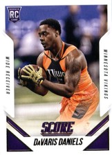 2015 Score #431 DaVaris Daniels RC - FB