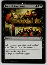 Feast of Succession 127 CMR U Commander Legends MTG