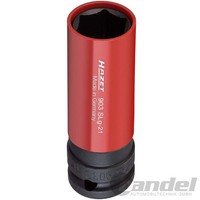 Hazet FELGEN-SCHLAGSCHRAUBER-NUSS Radbolzen Impact Radnuss SCHON-EINSATZ SW 21Mm