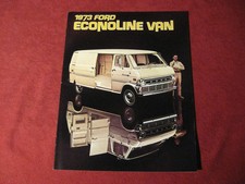 1973 Ford Econoline Van Sales Brochure-original