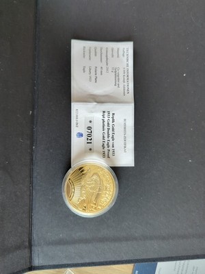Gold Double Eagle Liberty 1933 Medaille - Replik, Vergoldet