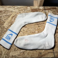 Vintage Nike Knee High Tube Socks 1980s Stripes Rare New 1 Pair