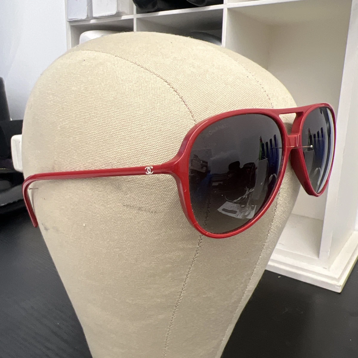 CHANEL Aviator 4121-B C.304/13 SUNGLASSES Aviator sunglasses Chanel Brown in Metal - 43826144 main image 3