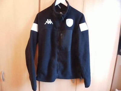 Kappa Ski Team Fleece Jacke Herren L Slim Neu Schwarz Mega Stoff Ansehen !!!!!!!