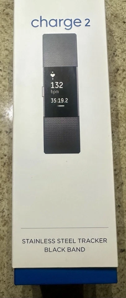Fitbit Charge 2 HR Monitor de Ritmo Cardíaco Fitness Pulsera Rastreador Negro Grande Foto 4 de 4