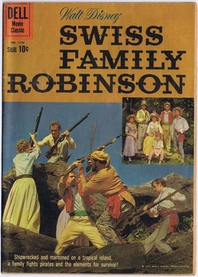FOUR COLOR # 1156 SWISS FAMILY ROBINSON US Comic 1960