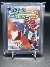 2022 Donruss Canton Kings CK-4 Steve Young /49 2 color patch