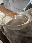Pyrex Vintage 9 Inch Glass Baking Dish 221 Round With Handles