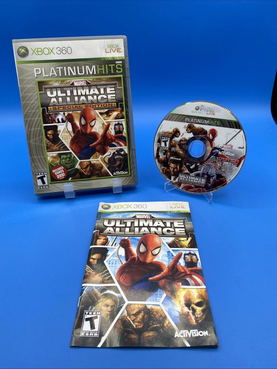 Marvel: Ultimate Alliance Microsoft Xbox 360 Video Games for sale
