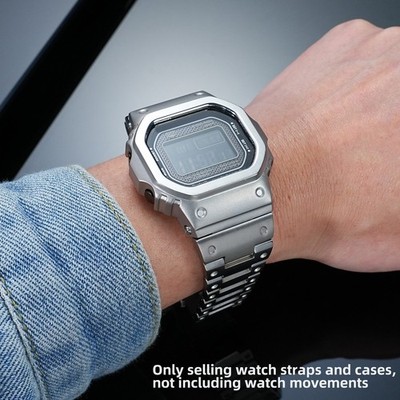 For Casio GMW-B5000 Modified Ultra-lightweight Titanium Alloy