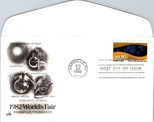 S09-5910, KNOXVILLE WORLD'S FAIR, FOSSIL FUELS, ARTCRAFT FDC