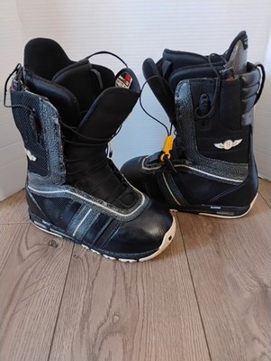 BURTON Ruler Imprint 2 Snowboarding Boots Size 9 Black Gray Pre Owned READ DESC.