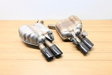 13-18 Audi C7 S6 S7 Rear Right Left Exhaust Muffler Quad Tip System Set Oem 13-18 Audi C7 S6 S7 Rear Right Left Exhaust Muffler Quad Tip System Set Oem