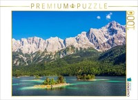 Calvendo Puzzle Eibsee Mit Zuspitzmassiv | 1000 Teile Lege-GrößE 64 × 48 Cm Foto