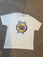 Goodwill Shirt Mens XL Always a Good Time Thrift Store Promo Hanes Graphic Tee