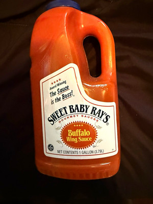Sweet Baby Ray's Buffalo Wing Sauce, 1 Gallon (3.79L),,Gluten Free, Unopened