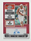 2023-24 Panini Contenders Optic Duop Reath #131 Red #d/99 Auto Blazers G