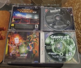 Dreamcast lot,Bangai-O and Gauntlet Legends CIB see photos