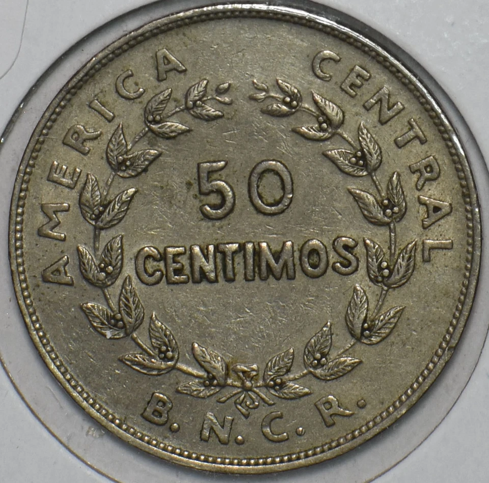 Costa Rica 1937 50 Centimos 196244 combine shipping - Image 2 of 2