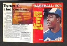 1974 DELL BASEBALL MAGAZINE, HENRY AARON COVER