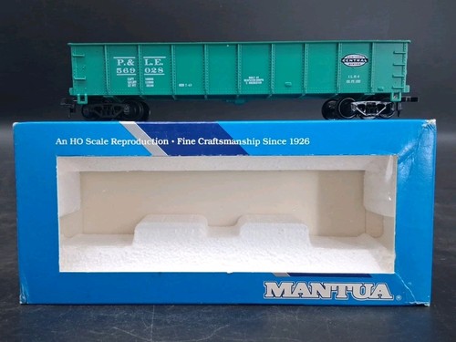 Góndola Mantua escala HO pesada 43' carbón P&LE Pittsburgh & Lake Erie 569028 L/N | Zustand: Used