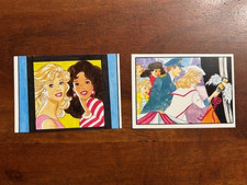 1989 Panini Barbie 2 Sticker Lot 7  19