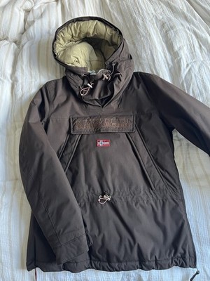 Napapijri Skidoo Winterjacke Skijacke Anorak Braun Größe M