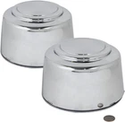2 Piece Rear Chrome ABS Center-Caps for 1997 - 1995 Ford Superduty