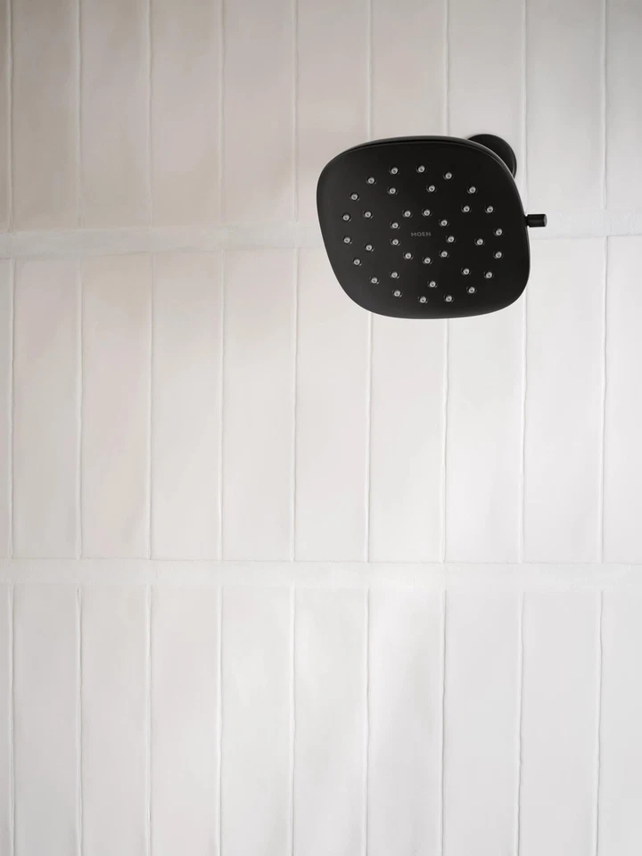 Moen Verso Infiniti Dial Square Rain Shower Head, 7-Inch Diameter Spray Head, — 第 4/4 张图片