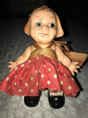 Rare PMA 1952 Promotional COLGATE-PALMOLIVE Incline 3D Walker 6'' DOLL Blink EYES