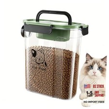 Cat Food Storage Container Pet Food Storage Bin with Side Pouring Spout G28507