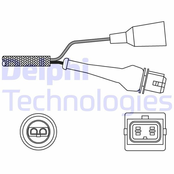 1 X Lambdasonde Delphi ES11000-12B1 FüR Audi 80 100 Avant 100 A8-image