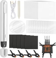 52Pcs Trade Card Flattening Kit Sports Card Cleaning Care Tool Kit Include 2 Cle