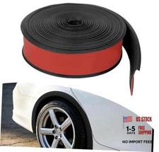 4.5CM x 20FT Universal Car Wheel Arch Trim - Rubber Fender Flare Protector