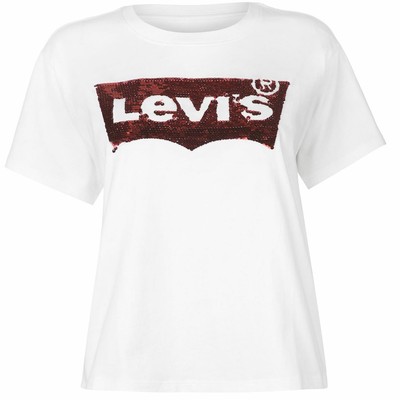 camiseta levis mujer lentejuelas