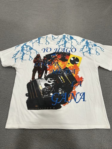 Sergio Calabasas Shirt Men's Large Oversized Bad Bunny El Ultimo Tour T-shirt - Picture 9 of 14