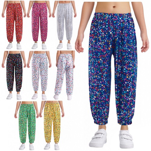 Girls Dancewear Party Trousers Ballet Pants Outdoor Costume Cheerleading Disco - Picture 5 of 106