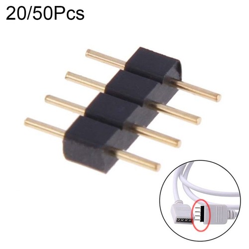 3528 5050 Smd Solderless Male Plug Adapter 4-Pin Terminals Connector Terminals